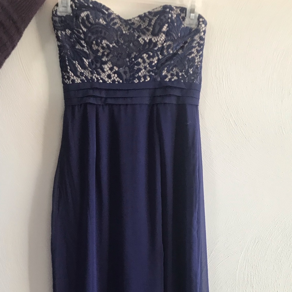 NWOT Strapless prom dress